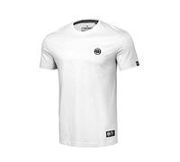 PITBULL - T-Shirt Homme Small Logo, T-Shirt à Manches Courtes pour Homme, T Shirt Homme Classique Coupe, Tee Shirt Homme Coton, T-Shirts Homme Manche Courte - L