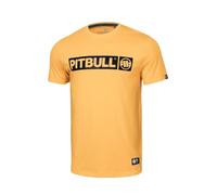 PITBULL - T-Shirt Homme, T-Shirt à Manches Courtes pour Homme, T Shirt Homme Classique Coupe Régulière, Tee Shirt Homme Coton Hilltop, T-Shirts Homme Manche Courte - M, Jaune Clair