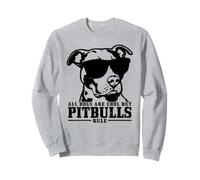 Pitbull Tous Les Chiens sont Cool Pitbulls Rule Funny Pitbull Sweatshirt