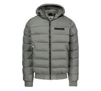 PITBULL - Veste d'hiver pour homme avec rembourrage Dillon, veste pour homme avec capuche, veste rembourrée pour homme, veste coupe-vent confortable, veste coupe-vent avec fermeture éclair, veste
