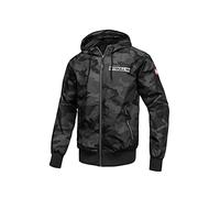 PITBULL - Veste Homme, Veste Homme Capuche, Veste Homme Mi Saison Athletic Logo, Coupe Vent Homm, Veste de Pluie Homme, Blousons Homme, Veste Pour l'extérieur - XL