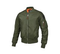 PITBULL - Veste Homme Style Bomber Flyers, Blouson Homme avec Logo, Jacket de Transition Confortable, Bombers Veste, Blousons de Vol Activewear - L