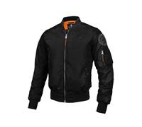 PITBULL - Veste Homme Style Bomber Flyers, Blouson Homme avec Logo, Jacket de Transition Confortable, Bombers Veste, Blousons de Vol Activewear - M