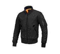 PITBULL - Veste pour homme style bomber West Coast Centurion, veste demi-saison confortable, veste d'aviateur, coupe bomber classique, Noir , S