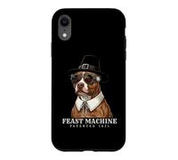 Pitbull Vintage Rétro Turquie Jour Dîner Automne Récolte Automne Coque pour iPhone XR