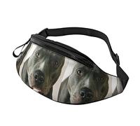 Pitbull Visage drôle Bretelles réglables Fanny Pack pour Femmes Hommes