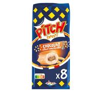 PITCH - Brioches Barres Gourmandes croustillantes et moelleuses, Goûter savoureux, Sachet 300g - Lot De 4