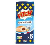 PITCH - Brioches chocolat au lait | Onctueuses et savoureuses | Idéales pour le goûter | le sachet de 300g | LOT DE 4