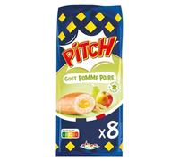 PITCH - Brioches Moelleuses aux Saveurs Pomme-Poire, Plaisir Fruité pour le Goûter (300g) - Le lot de 4