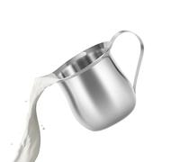 Pitcher À Crème, Pichet En Acier Inoxydable Pour Mousser Le Lait, Accessoire Café Acier Inoxydable pour Latte Art, Utilisation Maison Café Voyage Restaurant
