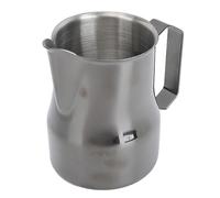 Pitcher à lait 450ml en acier inoxydable 304 - Pichet mousseur anti - goutte précis, durable et élégant pour café et - Idéal préparation espresso et cappuccino (Couleur Ti Noir)