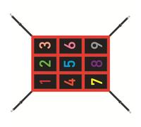 Pitcher Accuracy Trainer Aid Strikes Zone Cibles pour baseball, softball, filet de throwing pitching hitting cibles d'entraînement de baseball