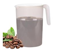 Pitcher Carafe pour thé glacé, eau chaude et froide, vin, café, lait et jus de fruit - Pichets avec couvercle - 2 litres avec couvercle - Pichets à boissons résistants à la chaleur avec poignée