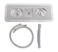 Pitcher Rinser Stainless Steel Embedded Multi Angle High Pressure Washing Sink Glass Cup Washer for Home Kitchen Coffee Shop Restaurant