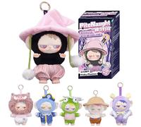 Pitenaught Into Neverland 12-15 cm avec pendentif - 6 à collectionner (+1 secret) - Différents styles - Peluche nain méchant - Idée cadeau originale - Produit officiel +14 ans
