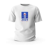 PITFS T-shirts drôles pour homme Donald Trump Merchandising Cadeaux Dark Brandon Biden 2024 Vote Joe Pro Biden T-shirt graphique pour homme T-shirt amusant, couleur, L