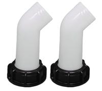 PithCogent Bec de Tuyau | Rallonge de Bec vidange, Tuyau d'extension buse réservoir d'eau en Plastique 2, 4x5, 5 Pouces, buse réservoir 'Eau, Valve Capuchon Robinet Facile à Installer