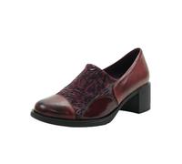 PITILLOS Mocassin pour femme, Bordeaux, 40 EU