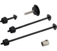 Pitlock Set de Sécurisation 02/GA Roue Avant + Arrière + Tige de Selle + Ahead noir universal