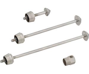 Pitlock Set de Sécurisation 02 pour Roue Avant + Arrière + Tige de Selle gris universal