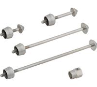 Pitlock Set de Sécurisation 03/LH pour Roue Avant + Arrière + Lampe/Attache gris universal