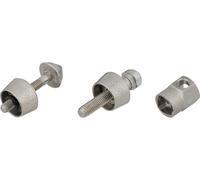 Pitlock Set de Sécurisation 13 pour Lampe + Attache gris 45 mm