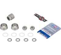 Pitlock Set de Sécurisation SH 90 pour Moyeu à Dynamo Shimano gris Zweifach