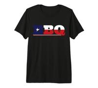 Pitmaster Barbecue Drapeau du Texas T-Shirt Haut de Gamme