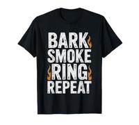 Pitmaster Brisket Anneau De Fumee Ecorce Barbecue Texan Art T-Shirt