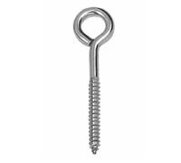 Piton à oeil filetage bois 8mm, 84mm, 20mm AISI 316