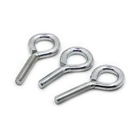 Piton A Oeil M3 M4 M5 M6 M8 M10 Anneau De Levage en Acier Au Carbone Zingué Boulon à Oeil en Corne De Mouton Crochet Fermé avec Vis à Anneau Vis à Anneau