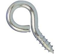 Piton à vis VYNEX zingué œillet ouvert gris argent 3,5x20 mm lot de 9 Gris