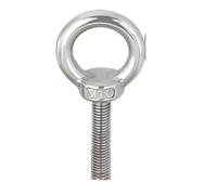 Piton à visser 1 pièce M4-M24 304 boulon à œil en acier inoxydable vis de levage anneau d'accrochage marin trou boucle(M5x25mm)