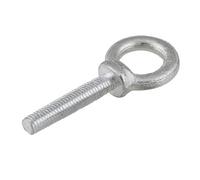 piton à visser Boulon à œil galvanisé M6 M8 M10 M12 M14 M16 M18 M20, vis de levage marin, trou boucle d'anneau for câble, boulon 1 pièce pour équipements de levages domestiques(M8x40mm)