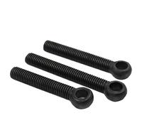 Piton à visser Boulons à œil en acier au carbone M6 M8 M10 M12 Boulon anneau coulissant(80mm,M8 (5pcs))