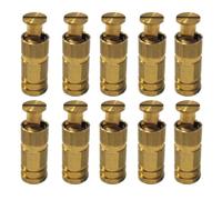 Piton Douille Escamotable - pour Fixation bâche Couverture de Piscine sur Plage béton ou dallage - Alu/INOX - Lot de 10 pièces - POOLCO