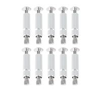Piton Douille Rétractable | pour Fixation bâche Couverture de Piscine sur Plage béton ou dallage | Alu/INOX | Lot de 10 pièces - POOLCO