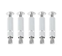 Piton Douille Rétractable | pour Fixation bâche Couverture de Piscine sur Plage béton ou dallage | Alu/INOX | Lot de 5 pièces - POOLCO