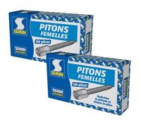 Pitons Femelles Semin, Boite de 100 (lot de 2)