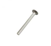 Linxor - Lot de 10 pitons Fixes d'ancrage Droit - Diam 8 x 80 mm