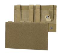 Pitozer Panneau Auto-agrippant Molle, Plateforme de Montage pour Pochette à Crochet, Fixation Tactique Molle pour Patch Moral et Accessoires de Sac à Dos (25,4 x 15,2 cm)