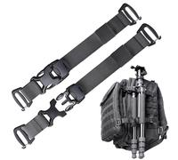 Pitozer Sangles de Sac à Dos Molle - Système de Rush - Fixation Molle pour Sac à Dos Tactique Militaire - Accessoires de Transport d'équipement - Sangle de Fixation par Compression - Sangle de