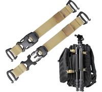 Pitozer Sangles de sac à dos Molle - Système de rush - Fixation Molle pour sac à dos tactique militaire - Accessoires de transport d'équipement - Sangle de fixation par compression - Sangle de