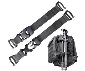 Pitozer Sangles de Sac à Dos Molle - Système de Rush - Fixation Molle pour Sac à Dos Tactique Militaire - Accessoires de Transport d'équipement - Sangle de Fixation par Compression - Sangle de