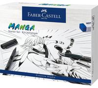 Pitt Artist Pen Manga Advanced Set 167152 3 Stylos À Encre De Chine Et Accessoires, 8 Pièces.[G261]