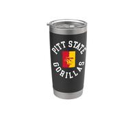 Pitt State Gorillas Classic Collegiate Circle Graphic Gobelet isotherme en acier inoxydable double paroi