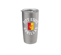 Pitt State Gorillas Classic Collegiate Circle Graphic Gobelet isotherme en acier inoxydable double paroi