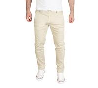PITTMAN Andrew - Pantalon Homme en Tissu - Chino Jogger Slim Fit - Pantalon Chino pour Hommes - Pantalon Stretch, Beige (Rainy Day 135304), W33/L34
