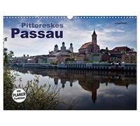 Pittoreskes Passau (Wandkalender 2026 DIN A3 quer), CALVENDO Monatskalender: Die Schönheit der Dreiflüssestadt Passau