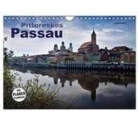 Pittoreskes Passau (Wandkalender 2026 DIN A4 quer), CALVENDO Monatskalender: Die Schönheit der Dreiflüssestadt Passau